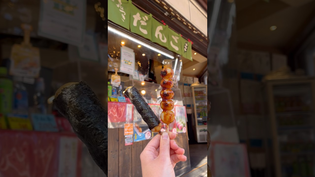 The best Mitarashi Dango 🍡 in Tokyo (Asakusa)