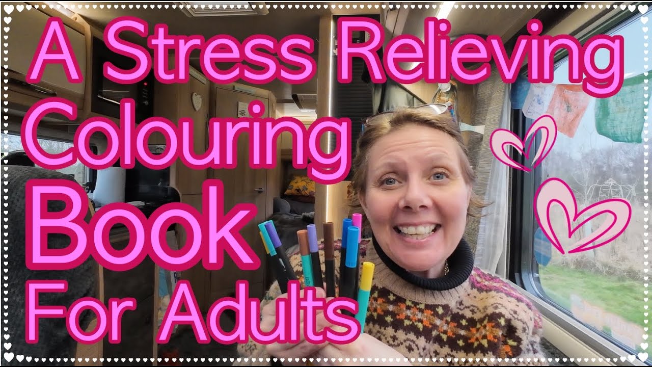 Stress Relieve colouring book