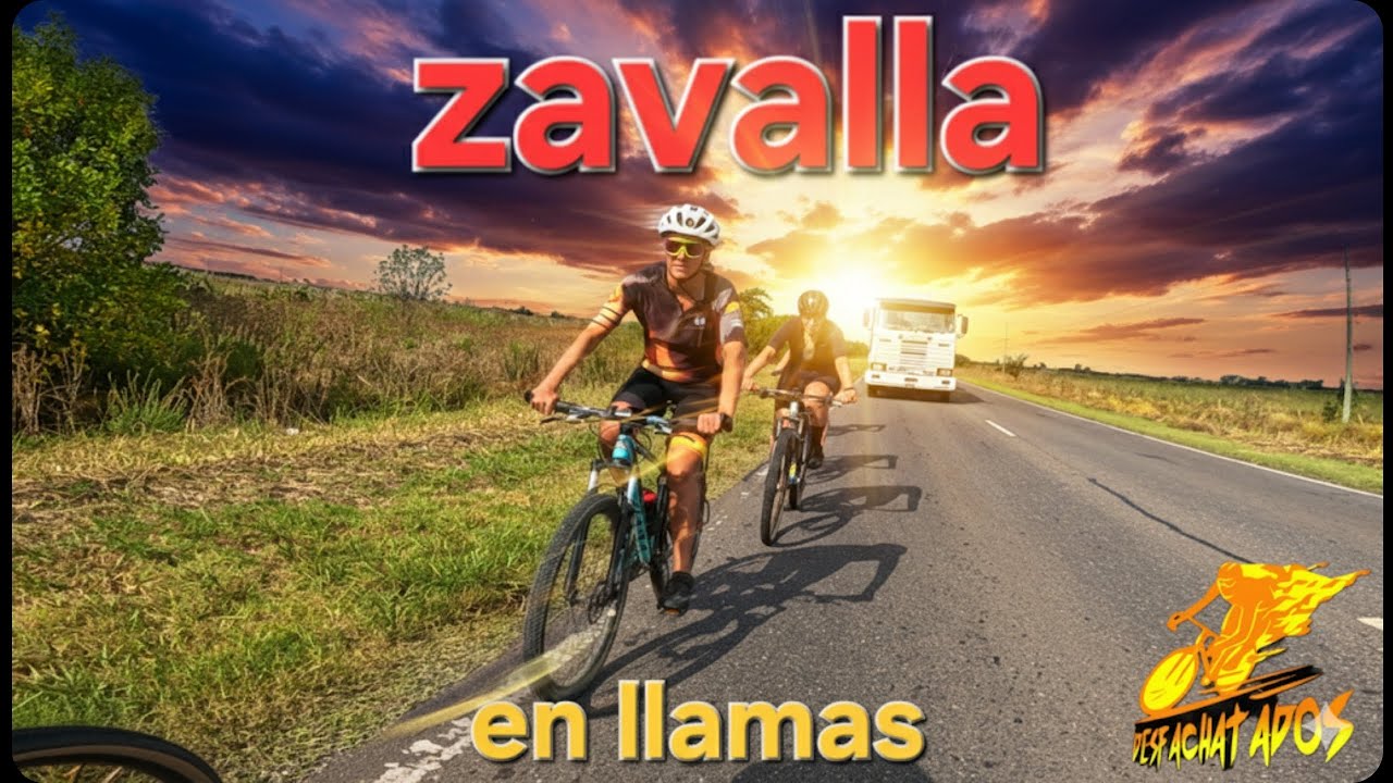 Zavalla en llamas #mtb #drone #calor 