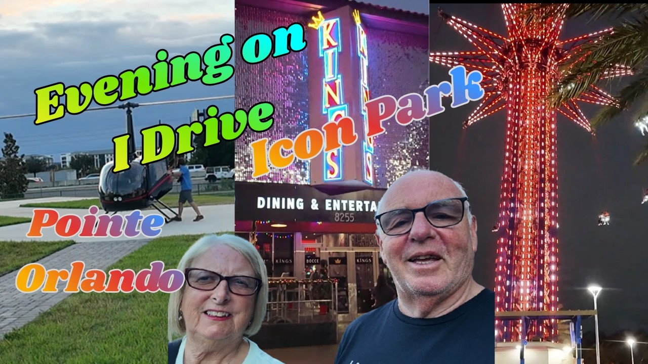 Вечер на I Drive | Icon Park Pointe Orlando | Орландо, Флорида