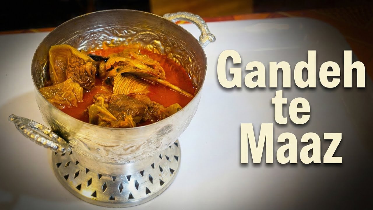Gandeh Te Maaz | Authentic Kashmiri Onion & Meat Curry | Traditional Recipe | Tufsha Bites