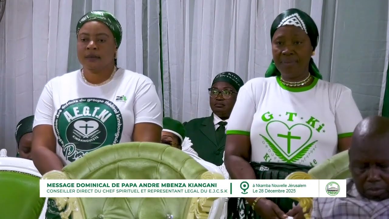 DERNIER DIMANCHE DEL'AN 2025 A NKAMBA MSGE DE PAPA A.MBENZA  CE 28 DEC 2025. FESTIVITES DU 24 DÉC.