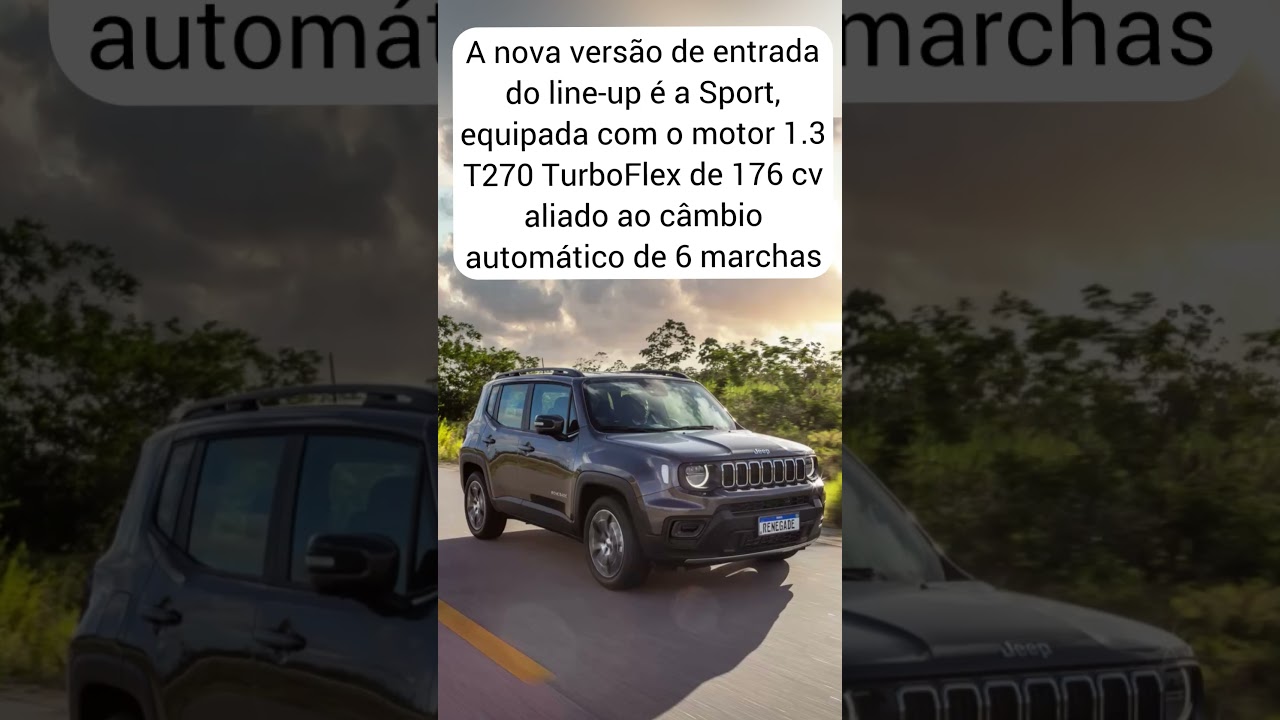 JEEP RENEGADE 2026 chega mais barato @AUTOTESTE