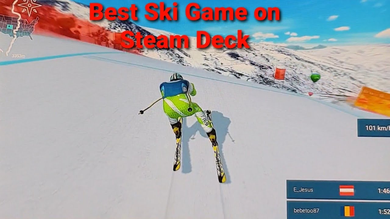 Steam Deck Ski Challenge 16 OC 26 Online Ski Simulator Best Ski Game 