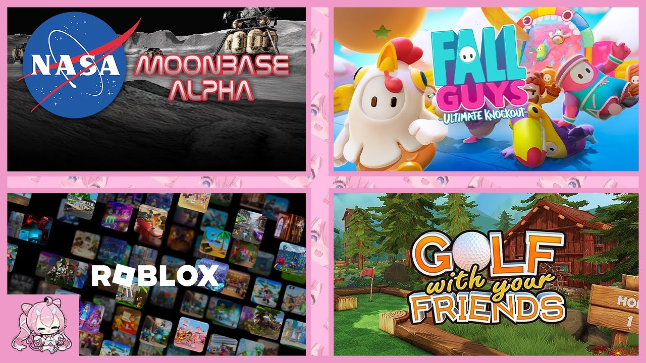 Chibidoki Livestream | Moonbase Alpha, Fall Guys, Roblox, and Golf With Your Friends
