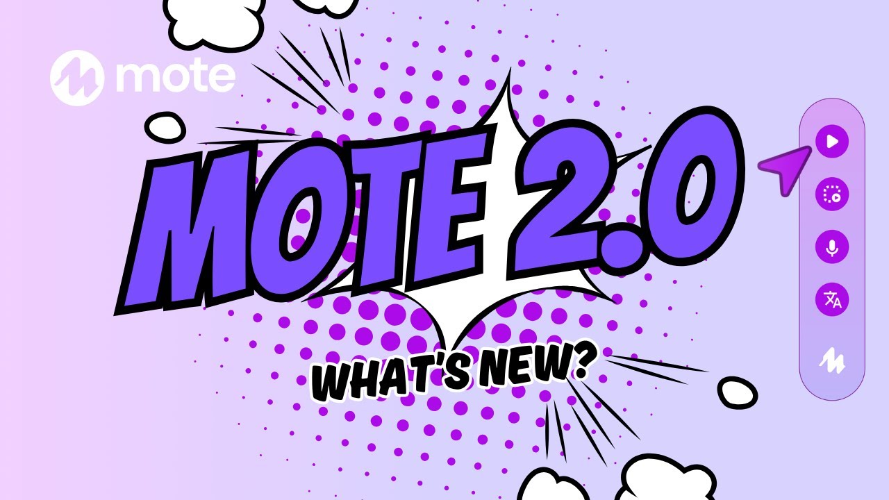 Mote Chrome Extension overview - Mote 2.0, introducing web Read Aloud and Translation