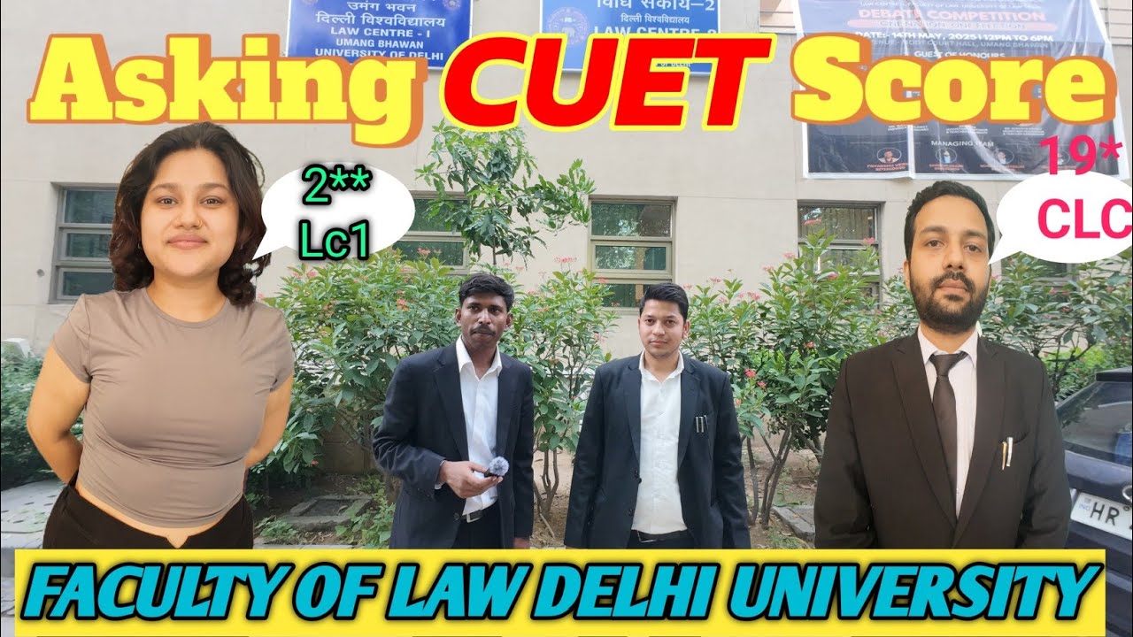 Asking CUET Score 2025 😱& Review DU L.L.B  #facultyoflaw#law#delhiuniversity #law #du#cuet#llb#trend