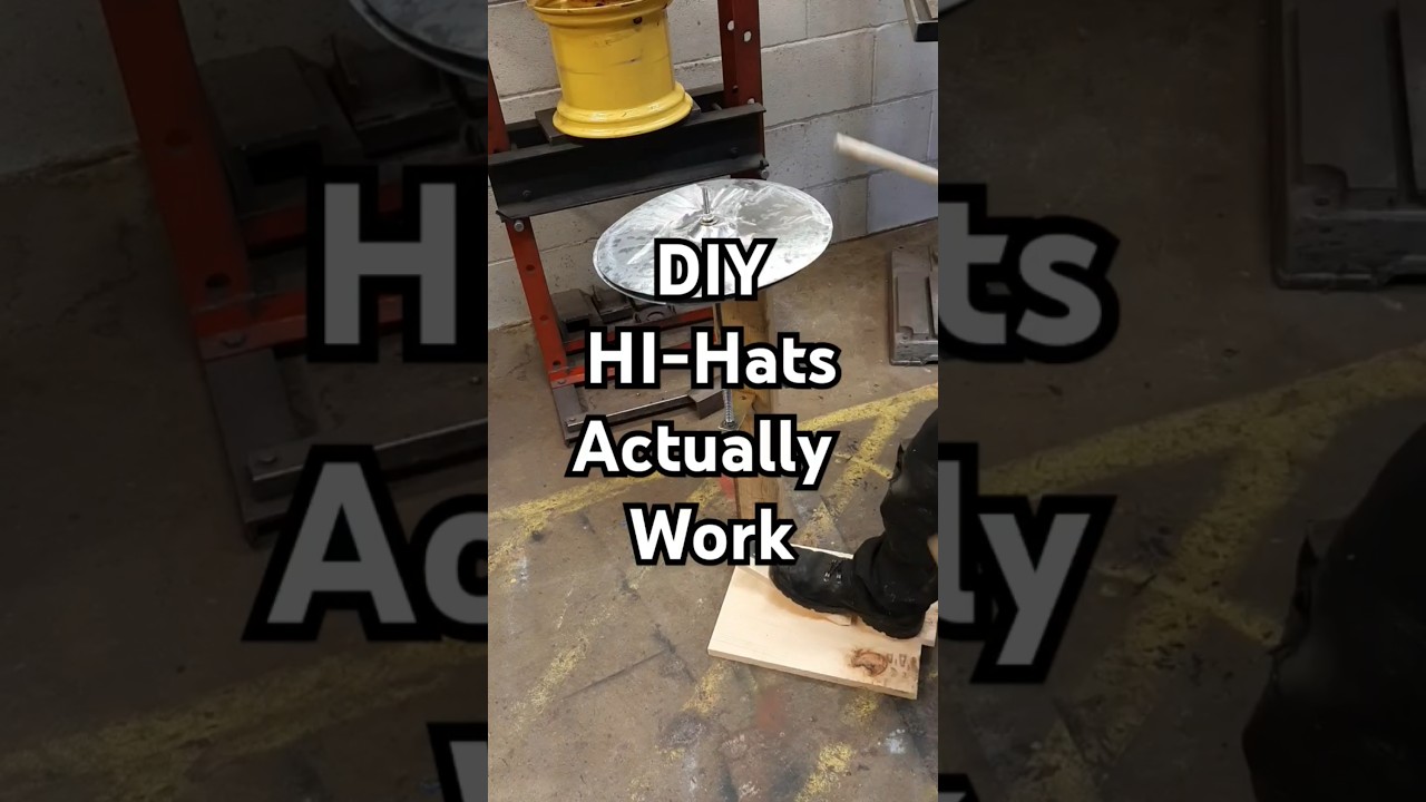 DIY Hi-Hats Work. Building A Drum Kit.... #drums