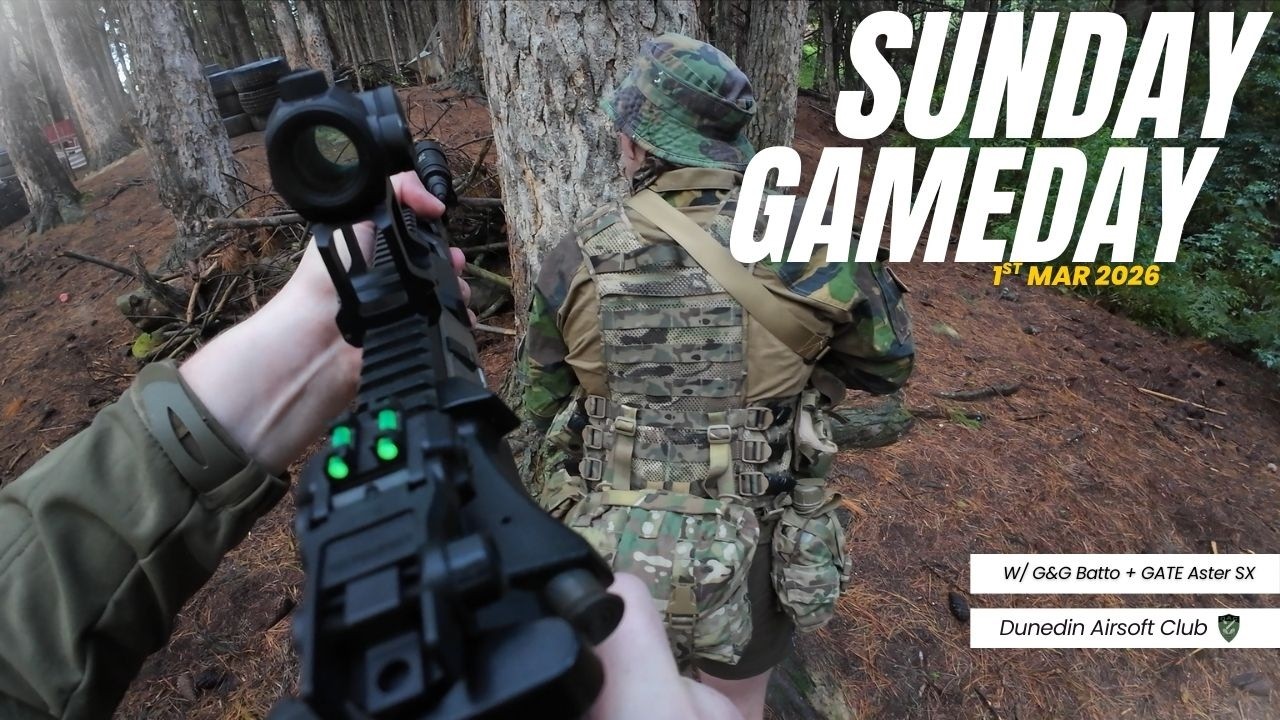 Sunday Gameday 1st March 2026 w/G&G CM16 Batto + GATE Aster SX