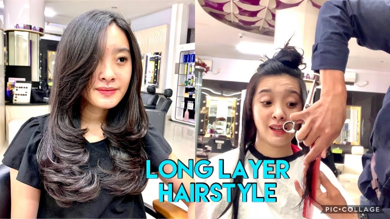POTONG RAMBUT LAYER | Long Layers Haircut | Long Haircut | Hairstyle 2020 | Update