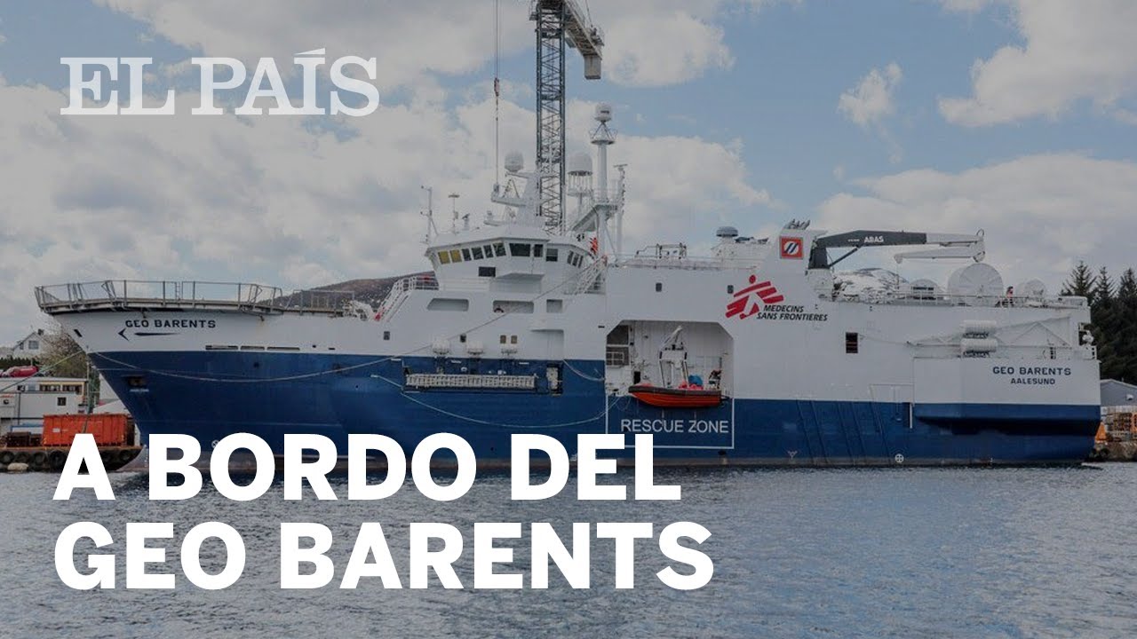 A bordo del GEO BARENTS, el barco de rescate de MÉDICOS SIN FRONTERAS en el MEDITERRÁNEO
