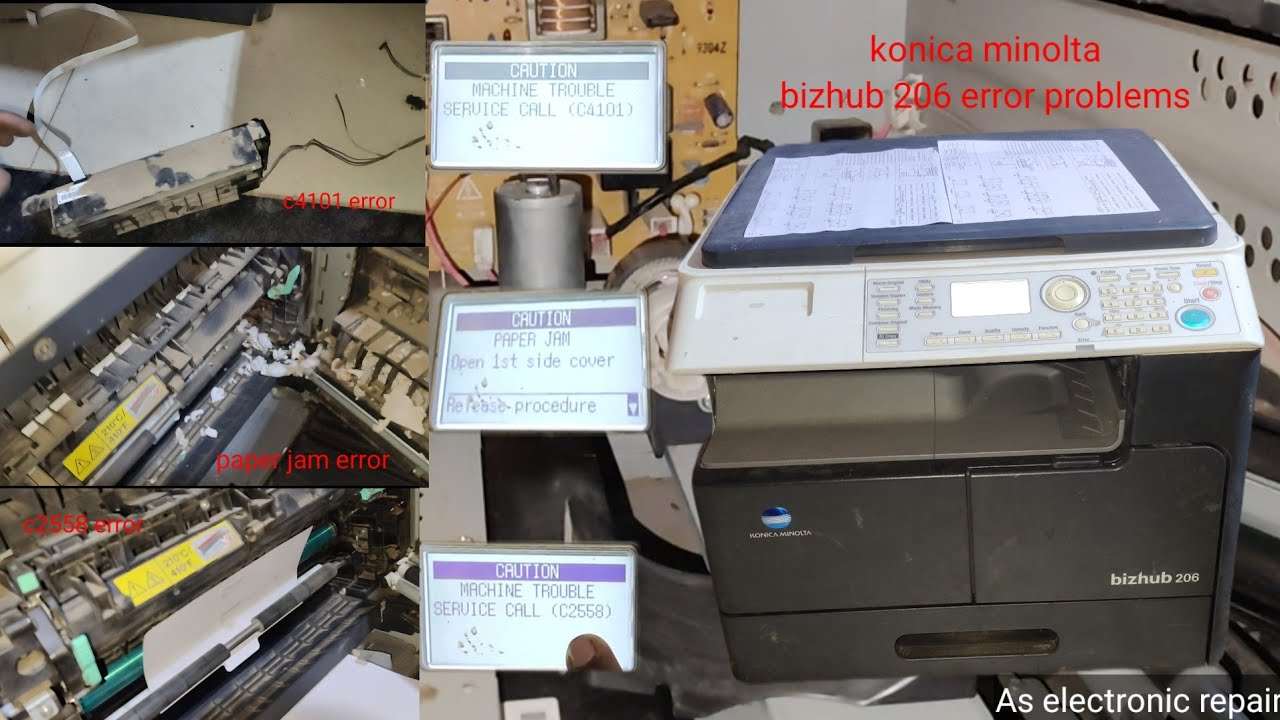 #konica minolta bizhub c4101 service