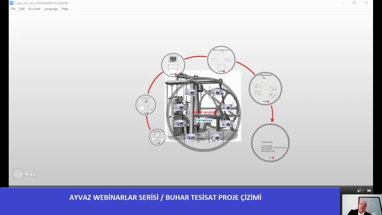 BUHAR TESİSATLARI PROJE ÇİZİMİ  Webinarı