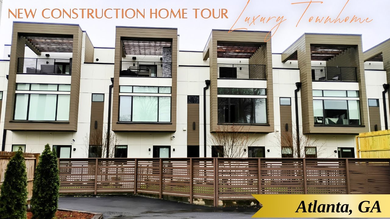 🏡 Luxury Townhouse Tour | ✨ New Construction Homes✨Townhomes for Sale in Atlanta GA