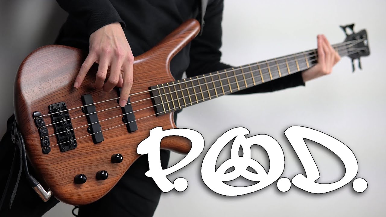 P.O.D. - Boom (Bass Cover) + TAB
