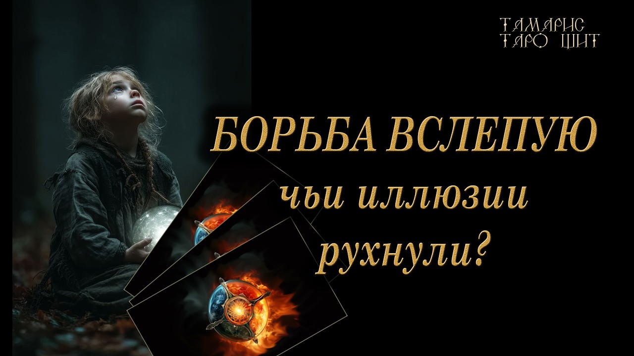 Борьба вслепую. Чьи иллюзии рухнули? 🔥🔮 🔥 #таро#russian#tarot#gadanie#онлайн#расклады