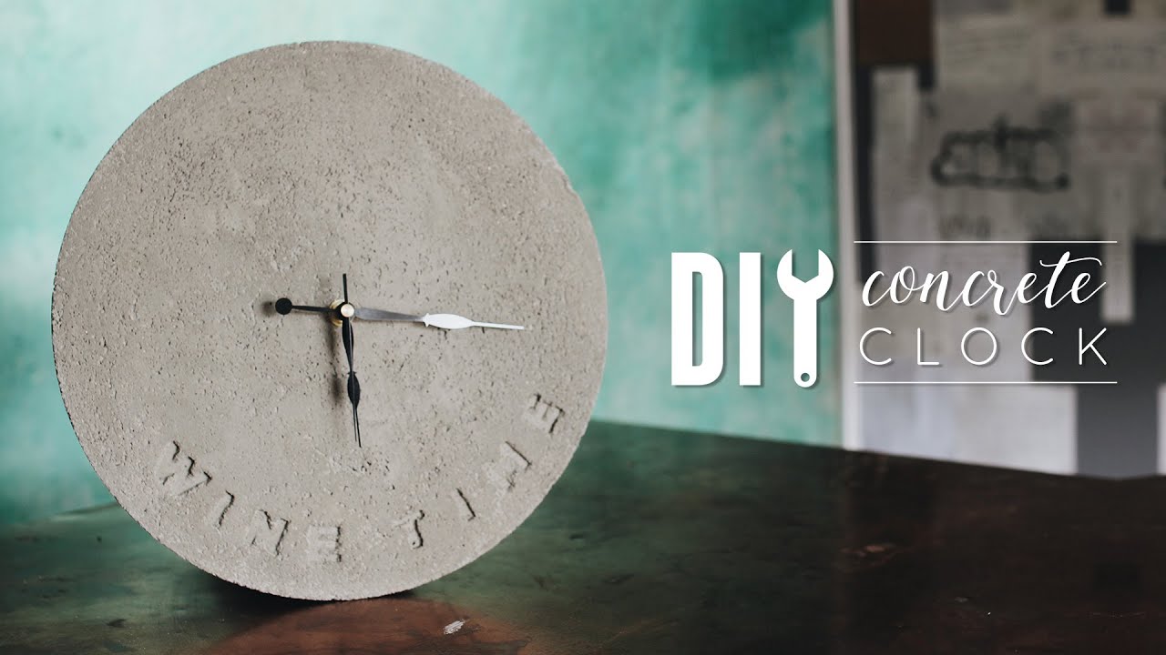 DIY Concrete Clock