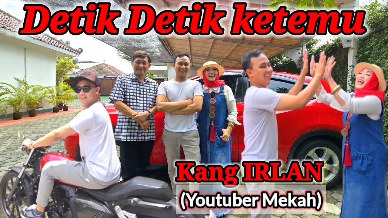 Alhamdulillah Akhirnya ketemu @KANGIRLAN di Jogjakarta ,Seru2an dgn Kang Irlan dan istri .
