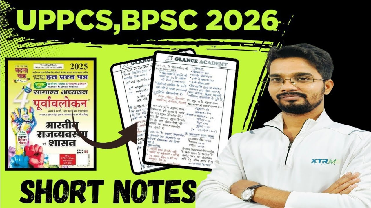 Class-01 INDIAN POLITY || Ghatnachakre Short Notes 2026 || UPPCS 2026 || BPSC 2026 || Sharad Sir