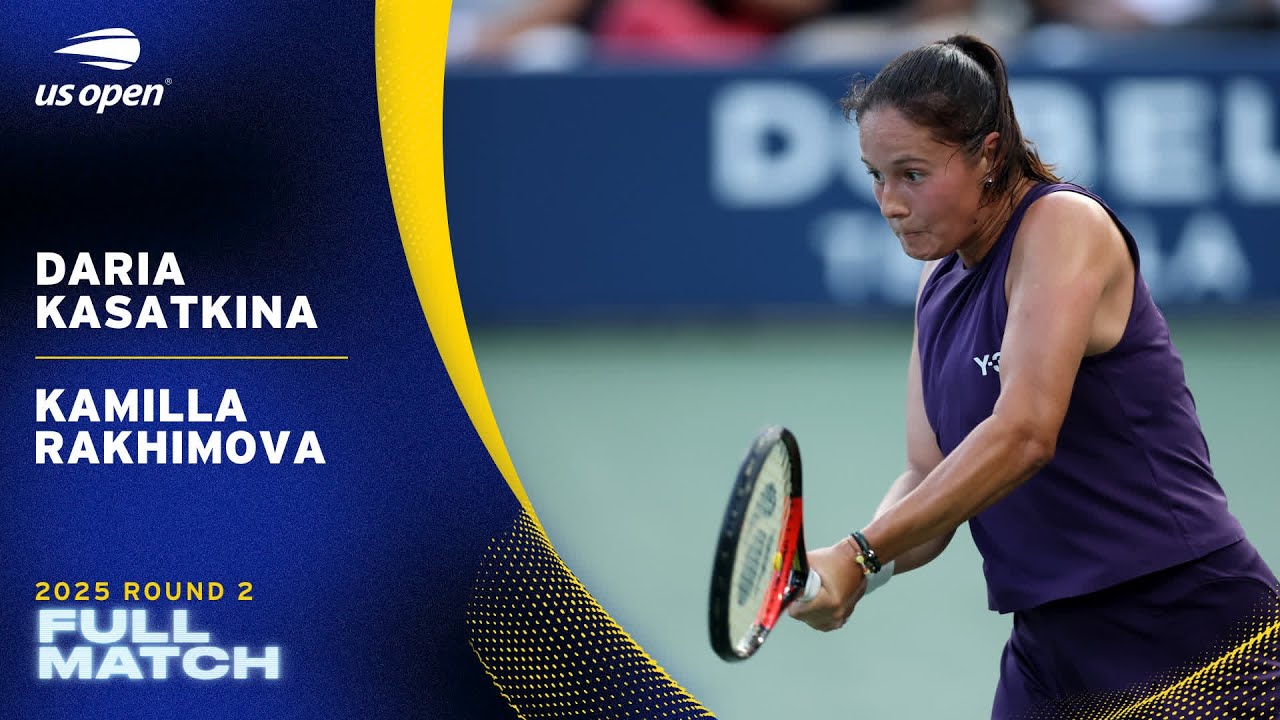 Daria Kasatkina vs. Kamilla Rakhimova Full Match | 2025 US Open Round 2