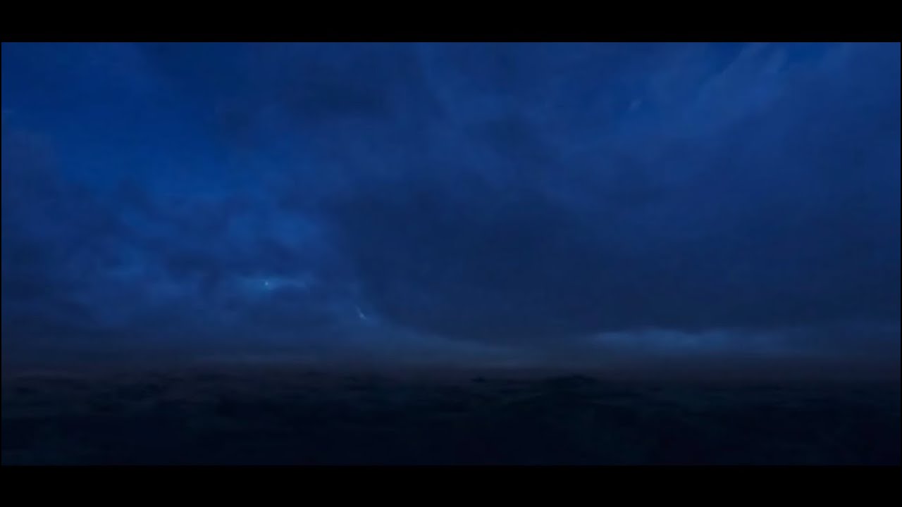 Midnight Dark Ocean Thunder Storm 🌑🌊 | Deeply Calming & Dangerously Peaceful ASMR