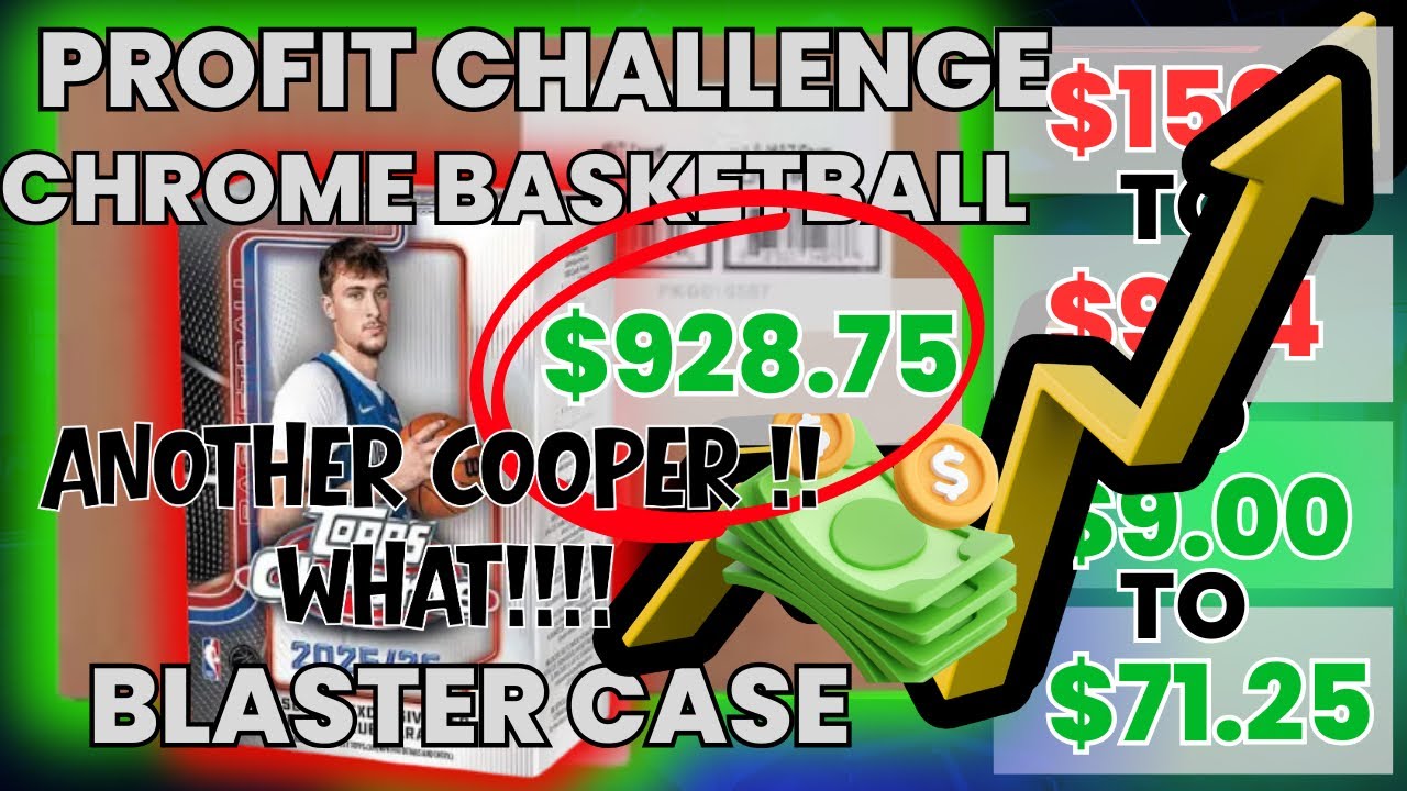 🚨 Huge Retail Cooper Flagg Hit🚨Topps Chrome Basketball Blaster Case Part 4 