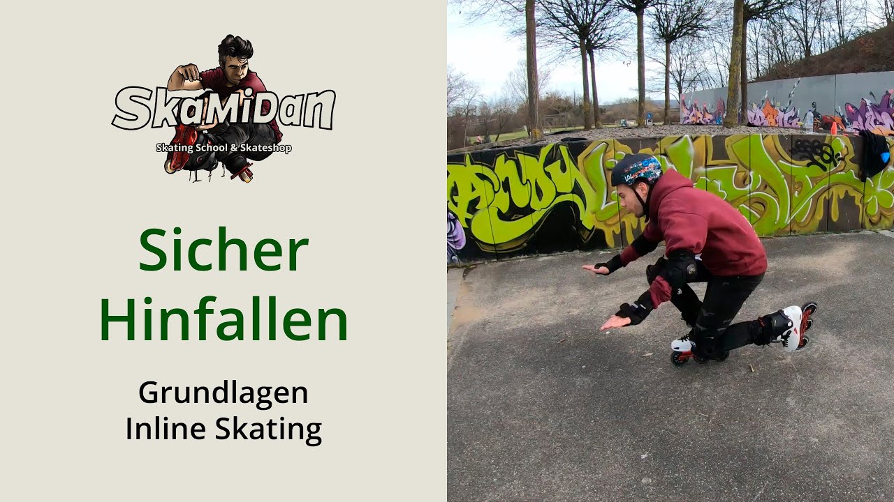 Richtig fallen lernen mit Inlineskates – Das kontrollierte und sichere Stürzen | Grundlagen #03