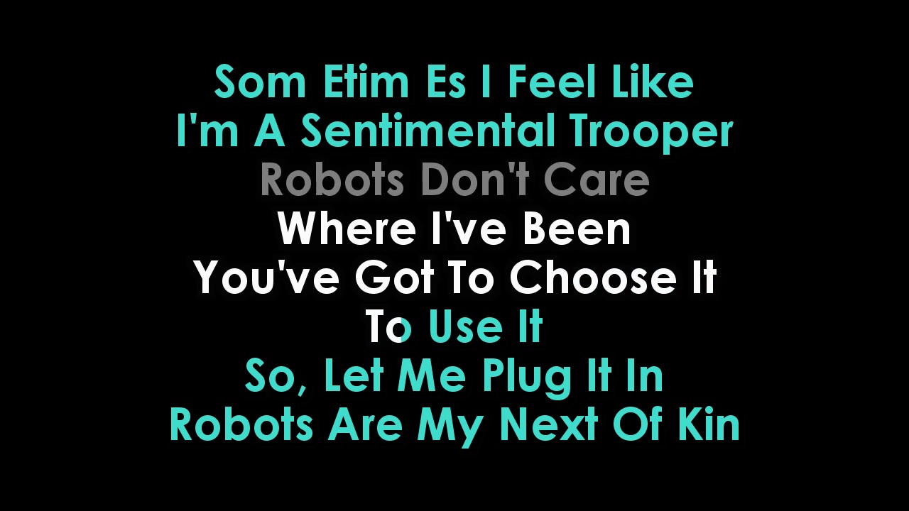 Red Hot Chili Peppers Go Robot karaoke   | GOLDEN KARAOKE