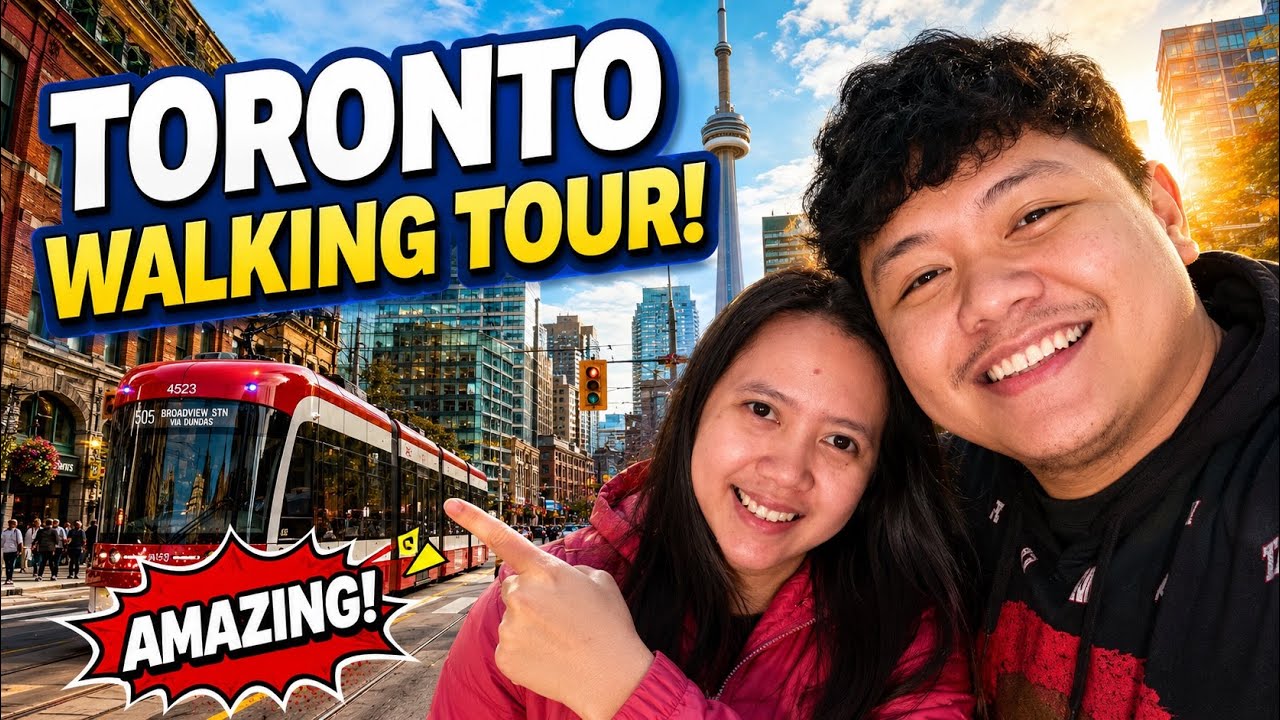 Toronto, Canada 4K Walking Tour (2025) - Captions & Immersive Sound [4K Ultra HD/60fps]