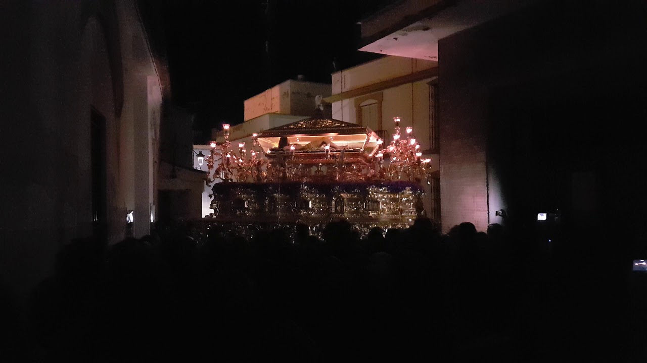 Viernes Santo 2018. Hdad de la Soledad. Madrugada (1/2) Alcalá del Río