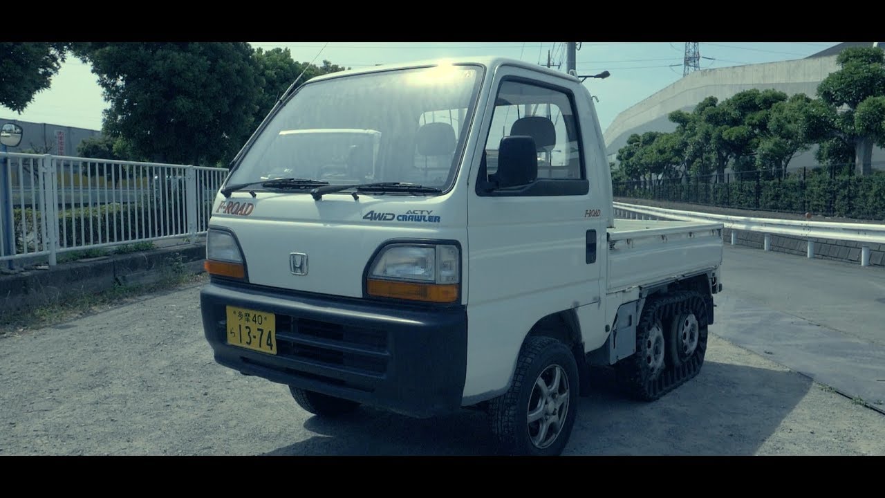 HONDA Acty Crawler 1995  6x4 Kei Truck　Crawler run scene