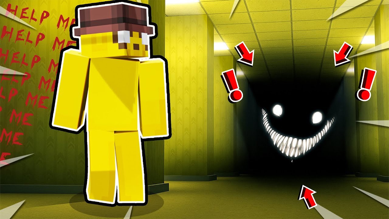 BLOCAT IN BACKROOMS pe MINECRAFT!