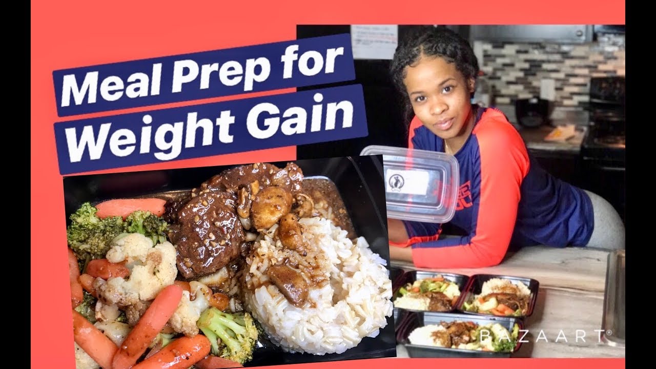 CHEAP & EASY MEAL PREP FOR WEIGHT GAIN!