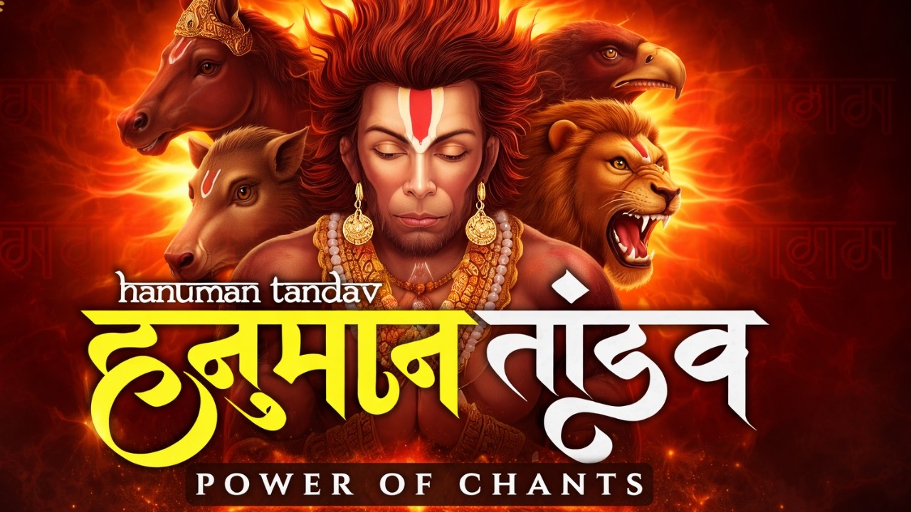श्री हनुमान ताण्डव स्तोत्रम् | Hanuman Tandav | Mangalwar Special | Powerful Hanuman Stotra#hanuman