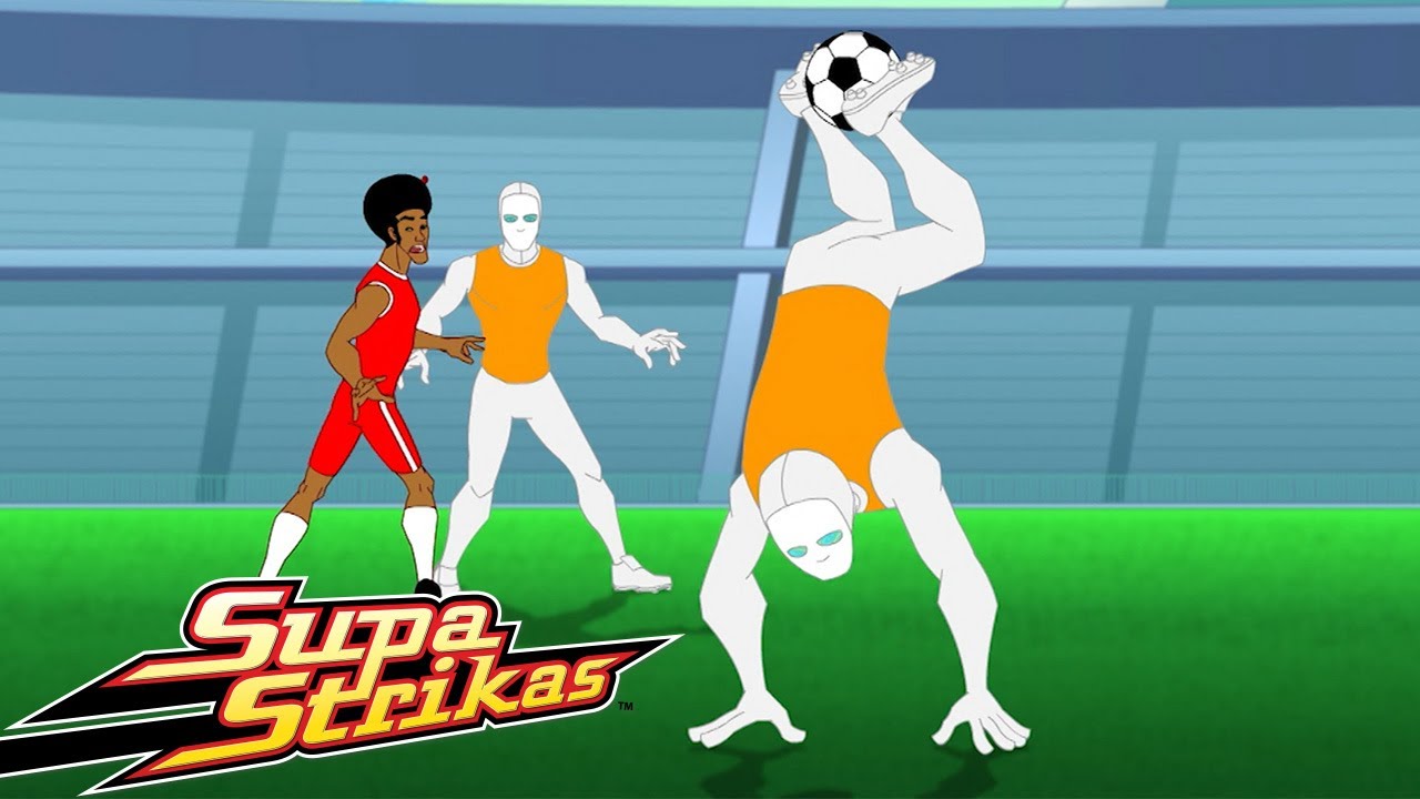 Supa Strikas Arabic | سوبا ستريكاس | كرتون كرة القدم للصغار | حشد ثلاثي