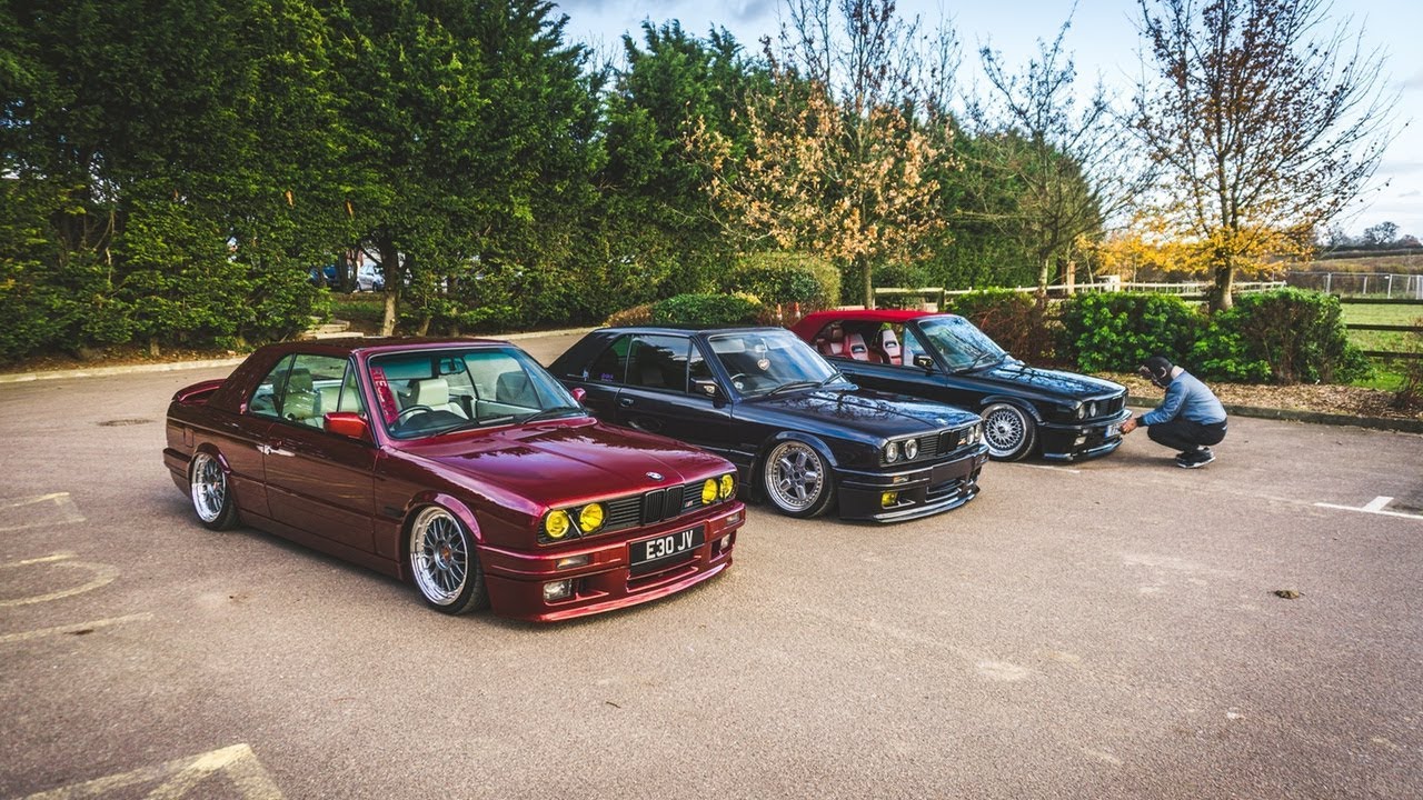 Bagged BMW E30's