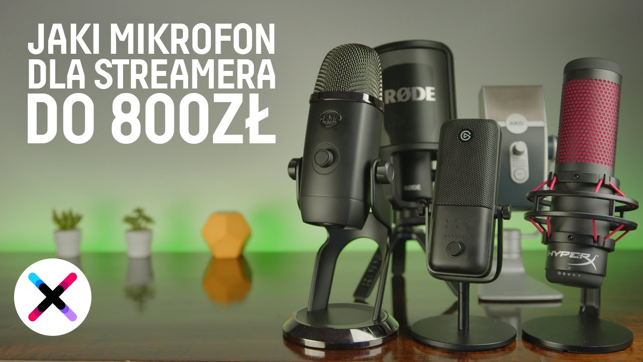TOP5 MIKROFONÓW DLA STREAMERA 🤩 | Jaki mikrofon wybrać? (Yeti X, Wave 3, Lyra, Quadcast, NT-USB)