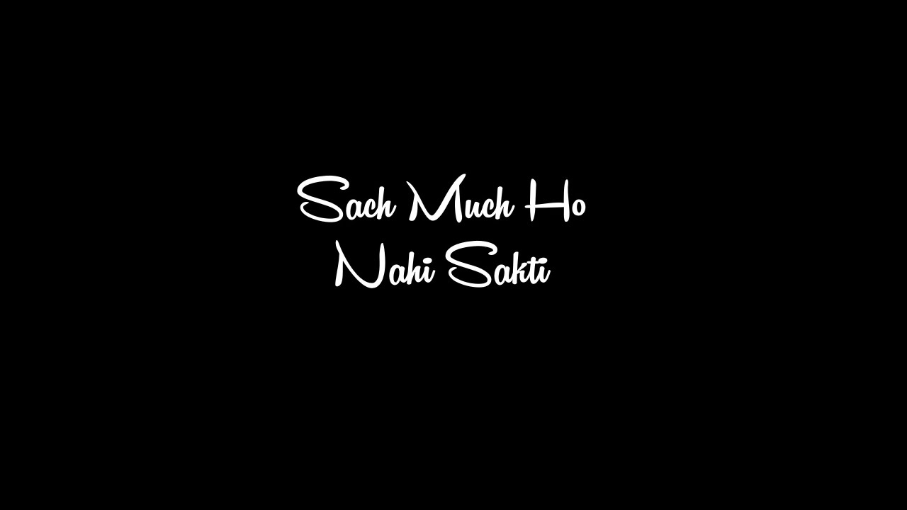 🥀❣️#lyrics Mere Khabo Me Jo Larki Hai || Sach Much Ho Nahi Sakti ||🥰❤️ black lyrics December14, 2021