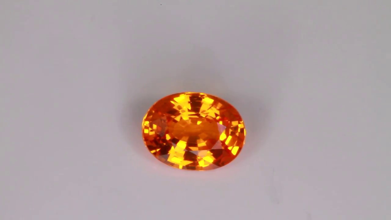 Orange Sapphire 1.76 Carats