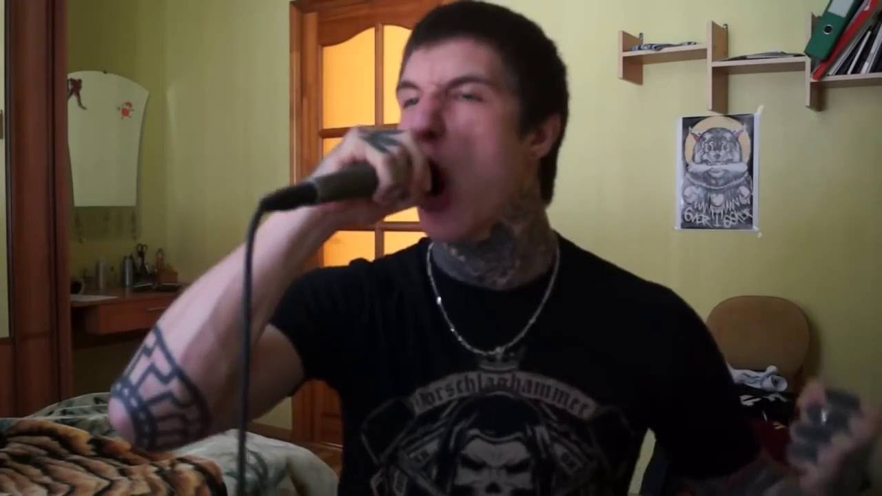 ALEX TERRIBLE COVER Thy Art is Murder    Reign Of Darkness RUSSIAN HATE PROJECT