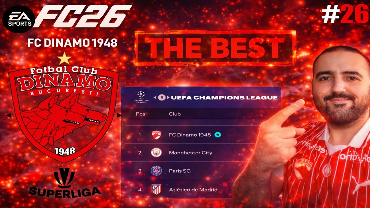 CEL MAI BUN CLUB DIN EUROPA IN ACEST MOMENT | CARIERA CU DINAMO | EA FC 26 #26 🔴⚪