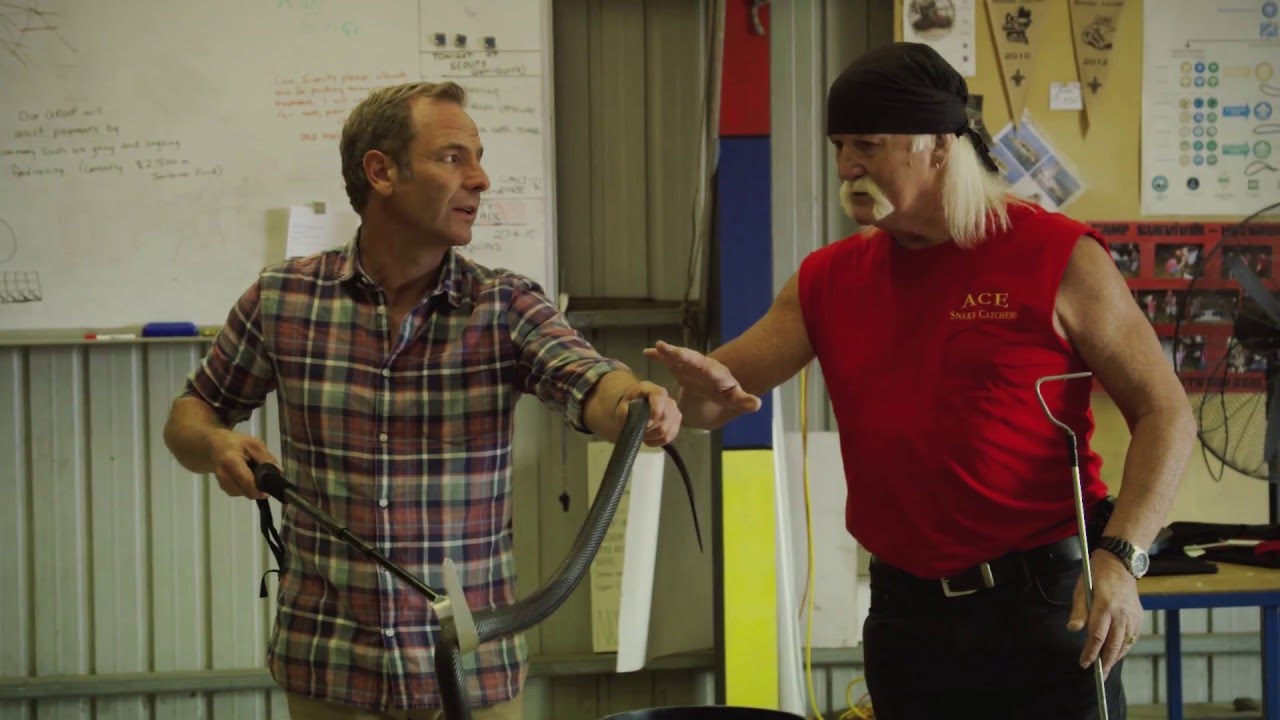 Robson Green's Australian Adventure Episode 1 CLIP: SNAKE HANDLING