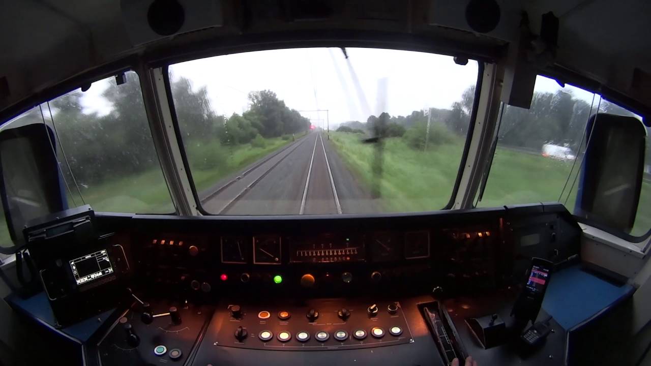 Real Train Driver's View SGM Haarlem - Halfweg - Amsterdam 2016