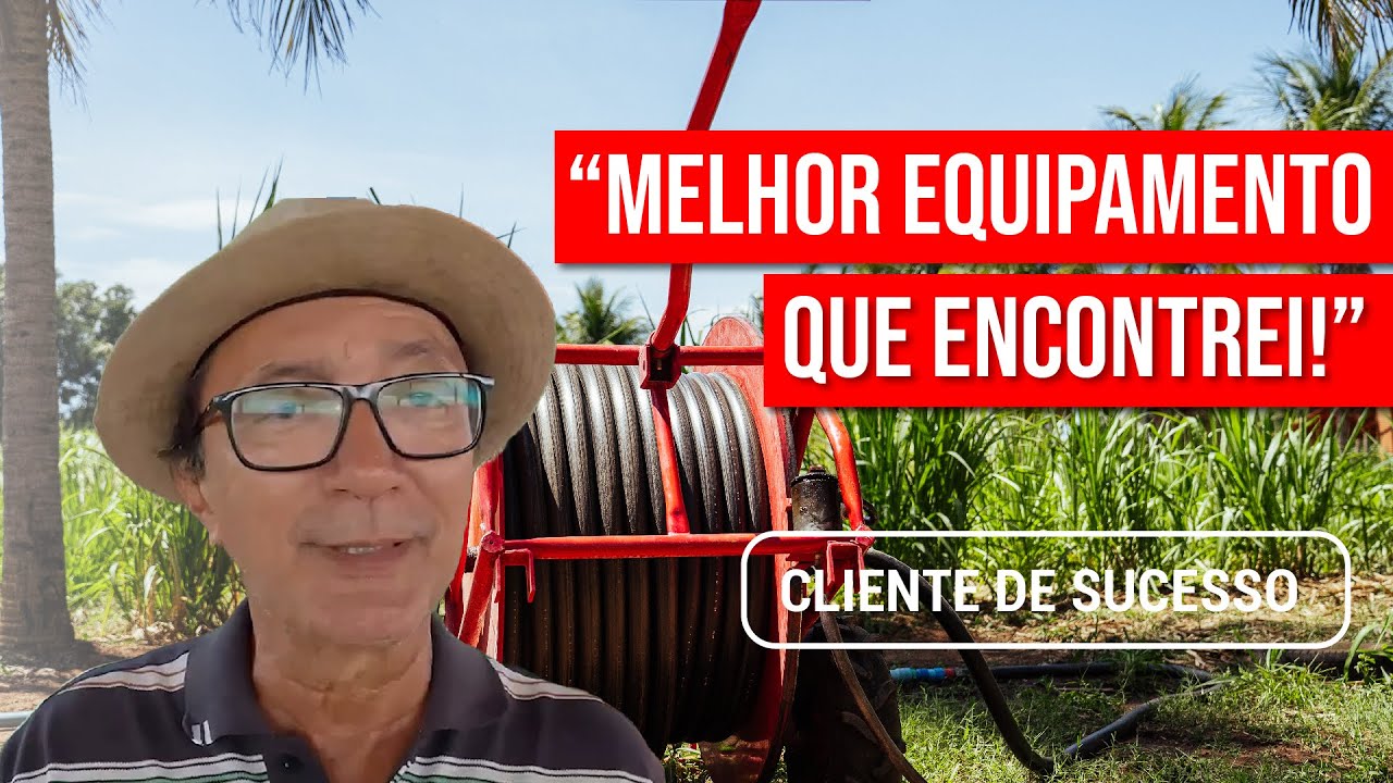Instalando o carretel de irrigação Irrigat para pastagem na Bahia | Irrigação Irrigat