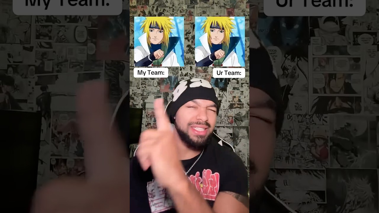 Naruto 5v5 But I Got COUNTERED⁉️🔥 #anime #animeedit #naruto #shorts