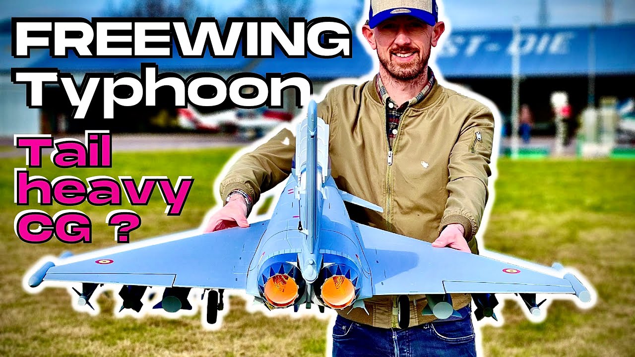 TAIL HEAVY ??? • NEW Freewing Eurofighter Typhoon 90mm EDF RC PLANE • (English/Français 4K)