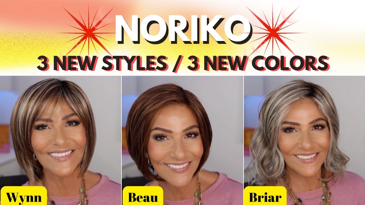 Noriko BEAU ~ BRIAR ~ WYNN | 3 NEW WIG STYLES ~ 3 NEW COLORS ~ UNBOXING & COLOR SPOTLIGHTS