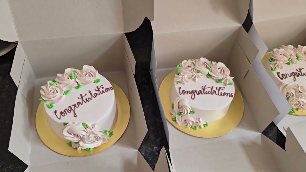 Easy Cake Design Anyone Can Try | My Day as a home Baker 