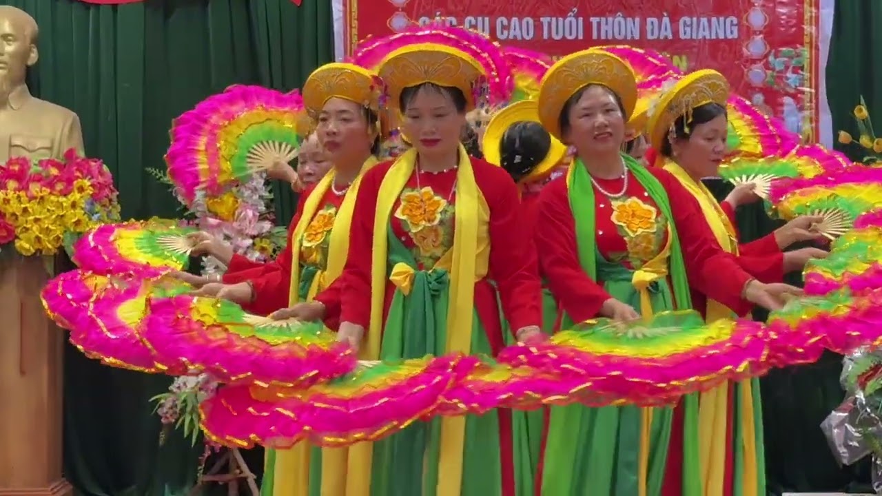 lễ mừng thọ các cụ thôn đà giang xã đông hưng