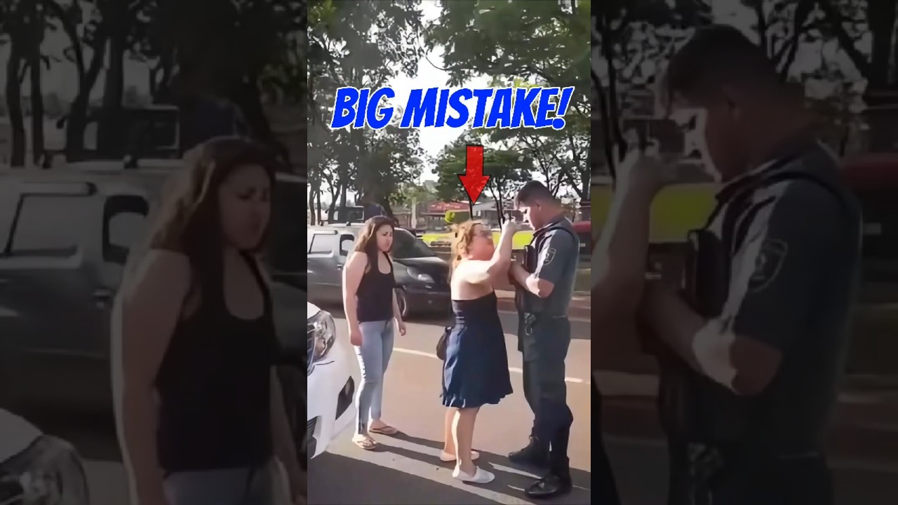 Dumb Karens Picked the Wrong Cop To Mess With! #karen #shorts